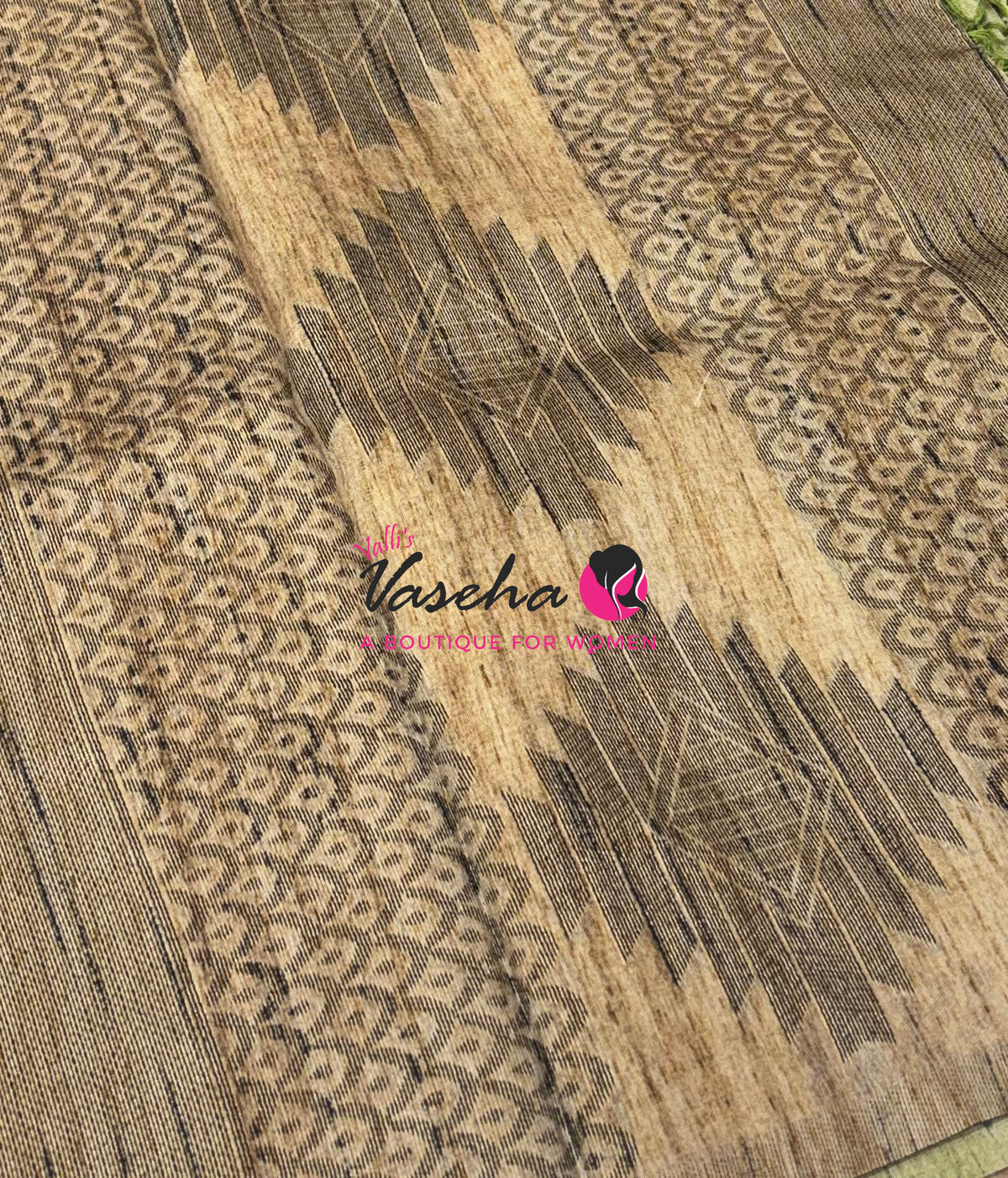 30% less - Offer Saree - Semi Tussar Saree - VVDS008