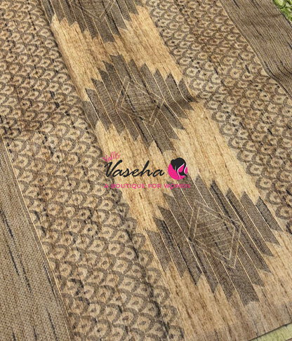 30% less - Offer Saree - Semi Tussar Saree - VVDS008