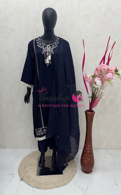 Readymade 3pc Set -Mixed Soft Cotton - VVRMS012