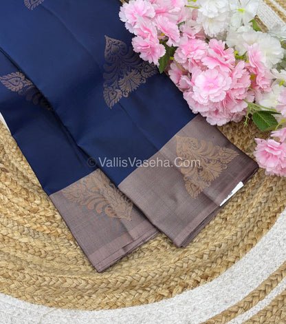 Half Mix - Pure Soft Silk Saree - VVPSS051