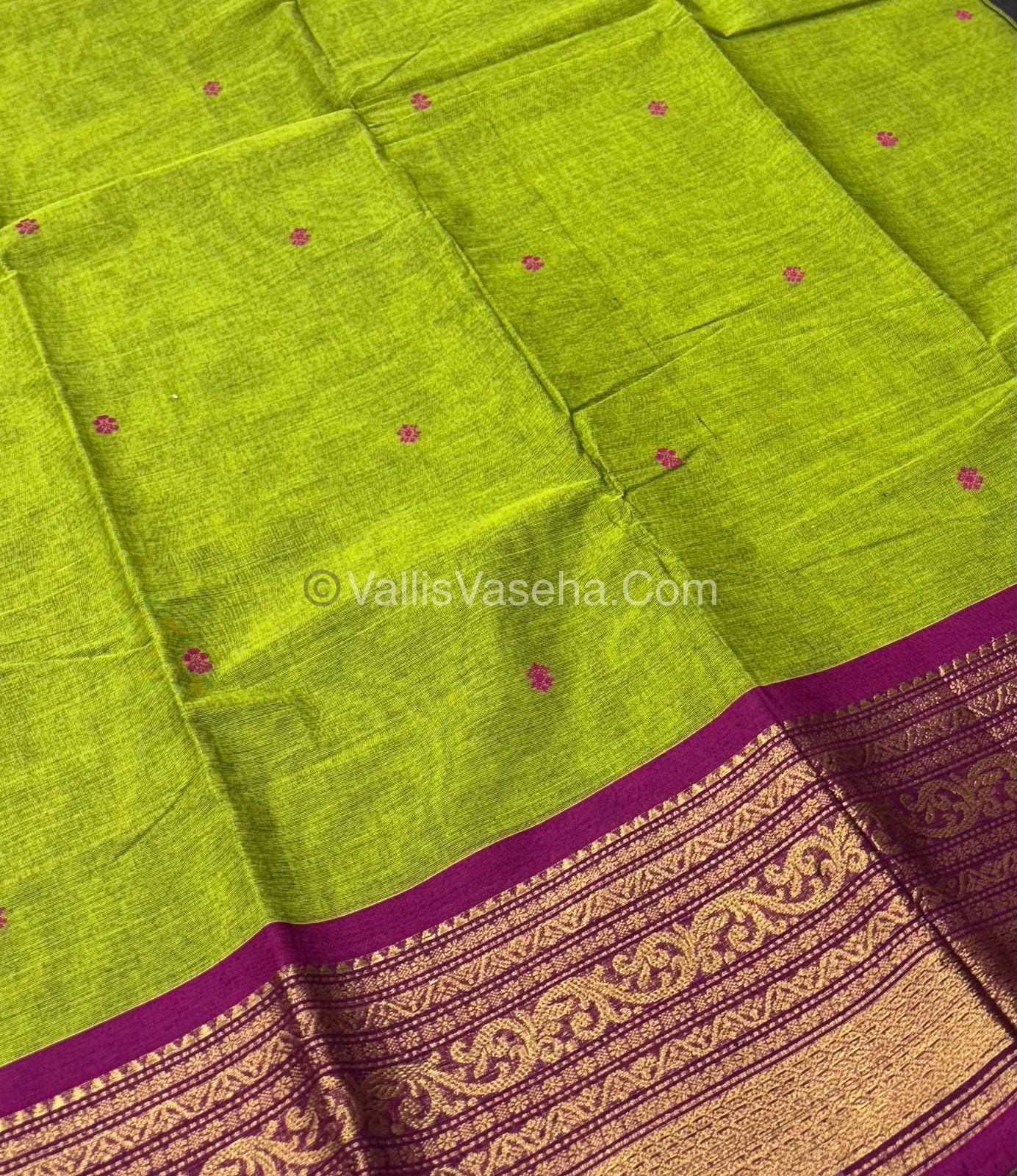 Kanchi Cotton Saree - VVKCS012