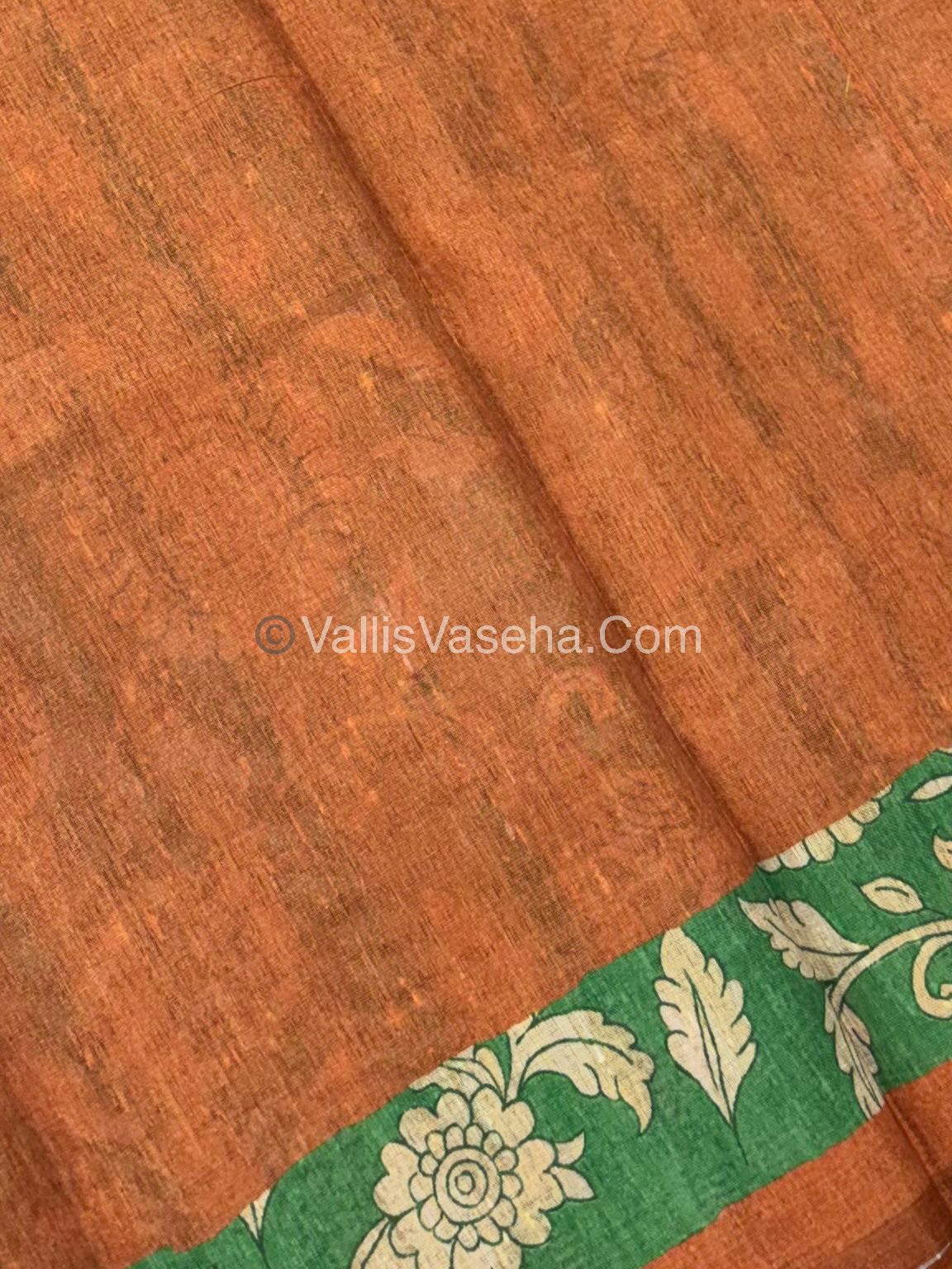 Semi Tussar Silk Saree |VVSTS047