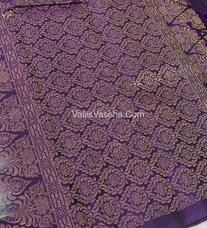 Half Mix - Pure Soft Silk Saree - VVPSS040