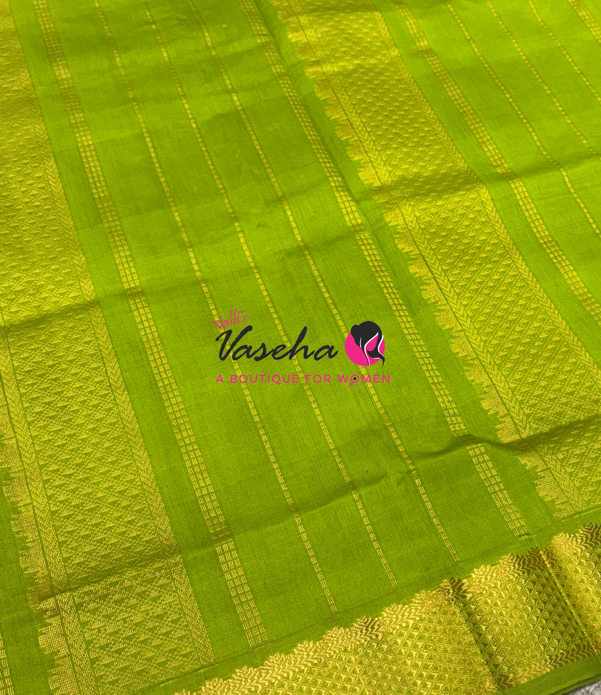 Semi Silk Cotton Saree | Pazhum Pazhamum Checks Design |VVSSC020