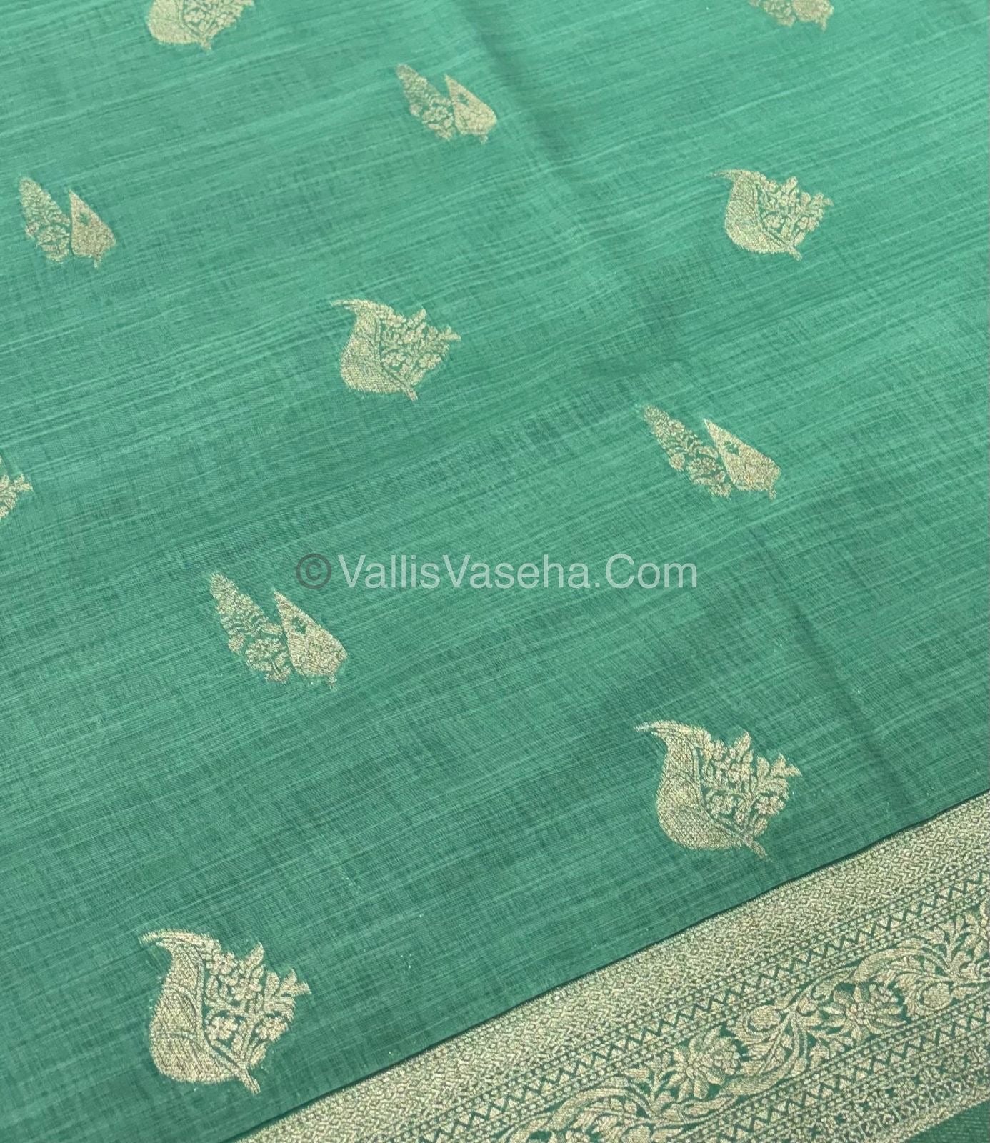 Banarasi - Heritage Silk - Semi Kathan Silk - Pastel Green Shade - VVBHS009