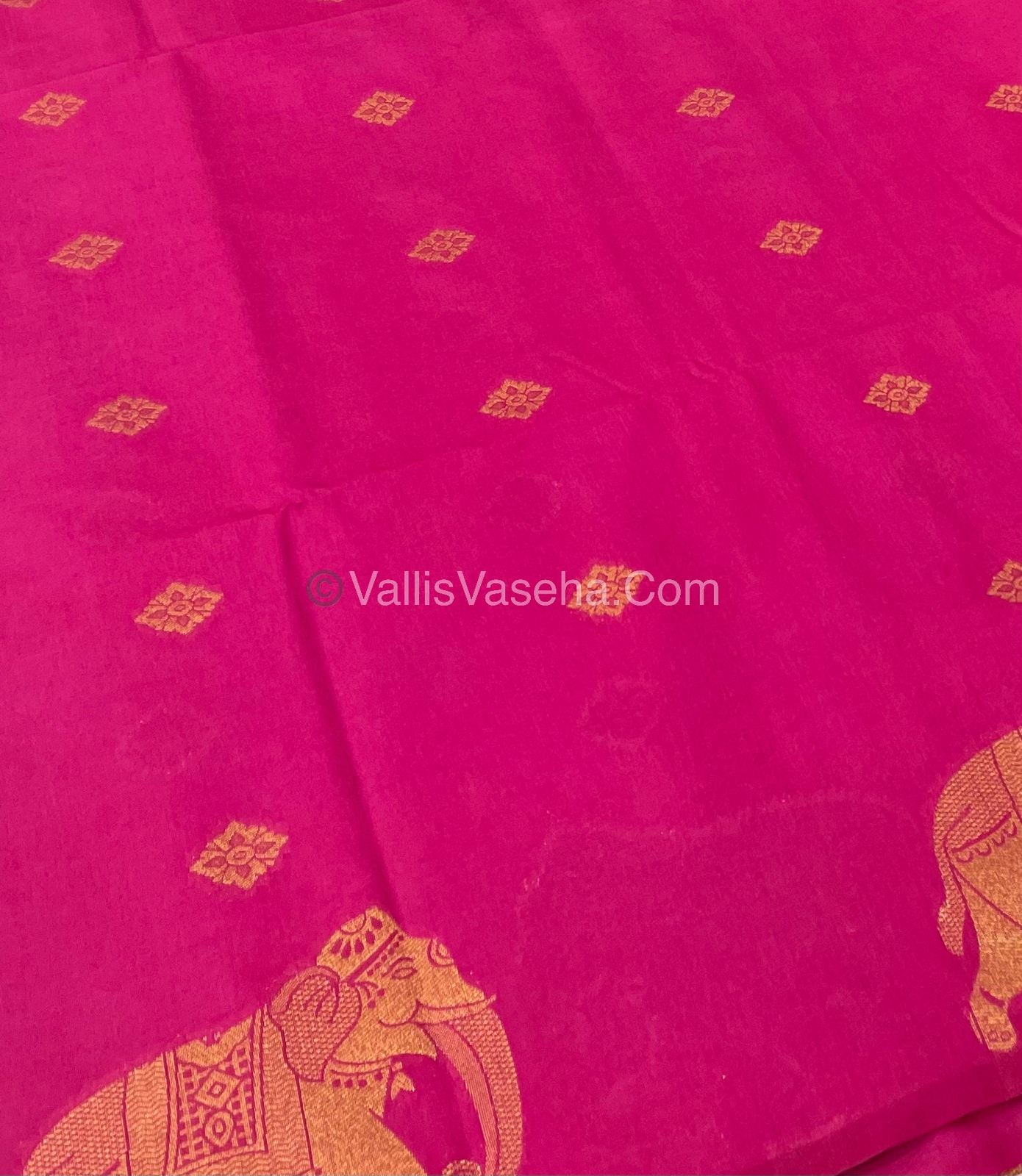 Mulberry Semi Silk - Rani pink  Shade - VVMSS001