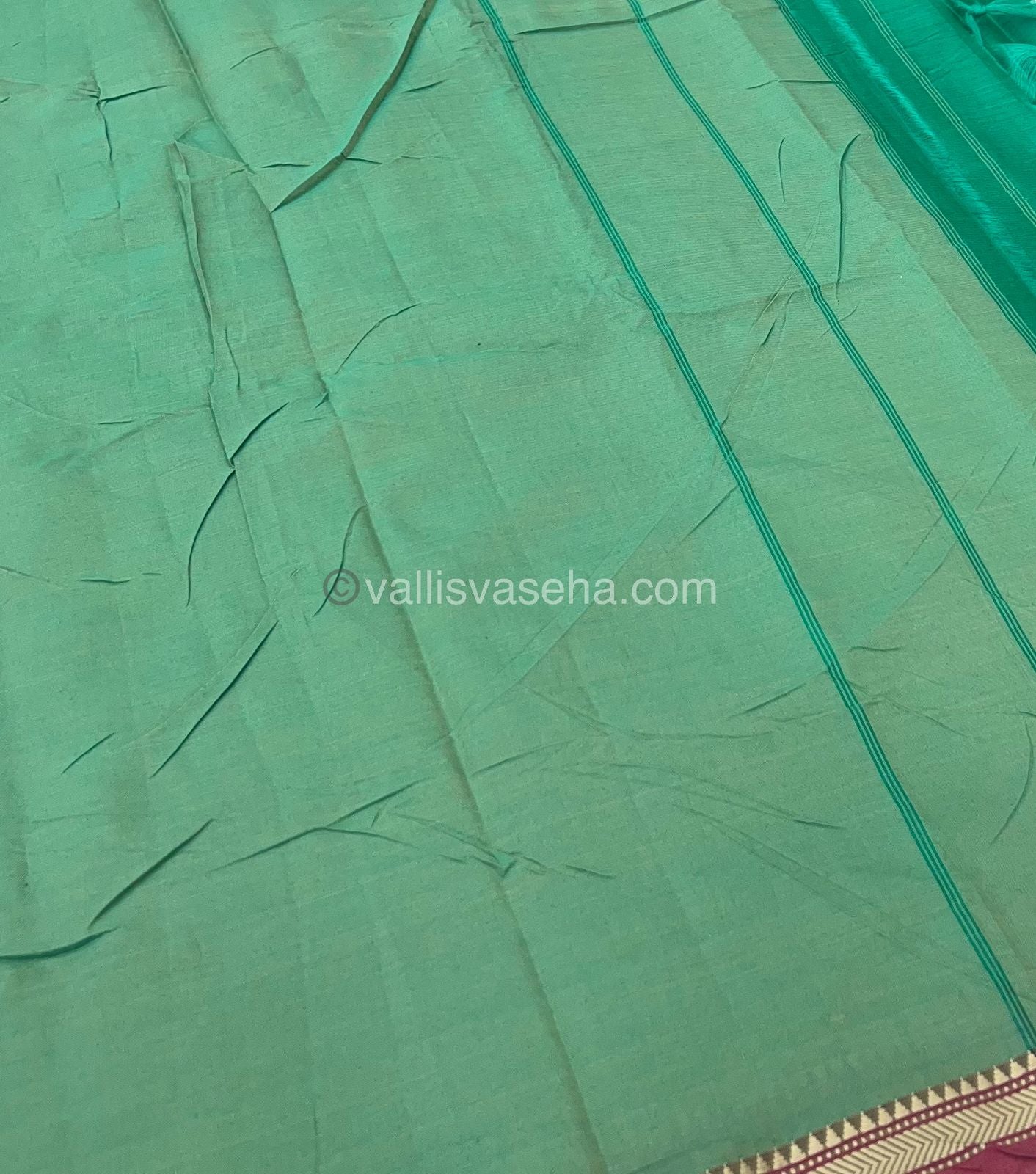 Narayanapet Mercerised Cotton Saree - VVNMC001