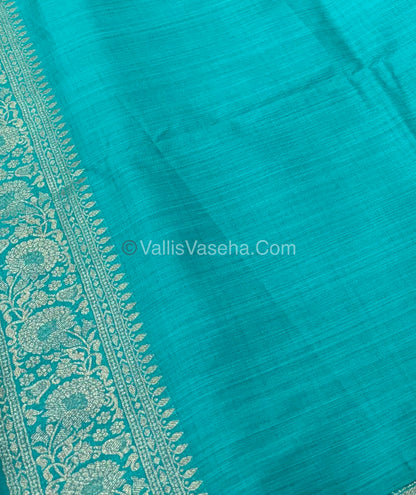 Banarasi - Heritage Silk - Semi Kathan Silk - Sky Blue Shade- VVBHS004