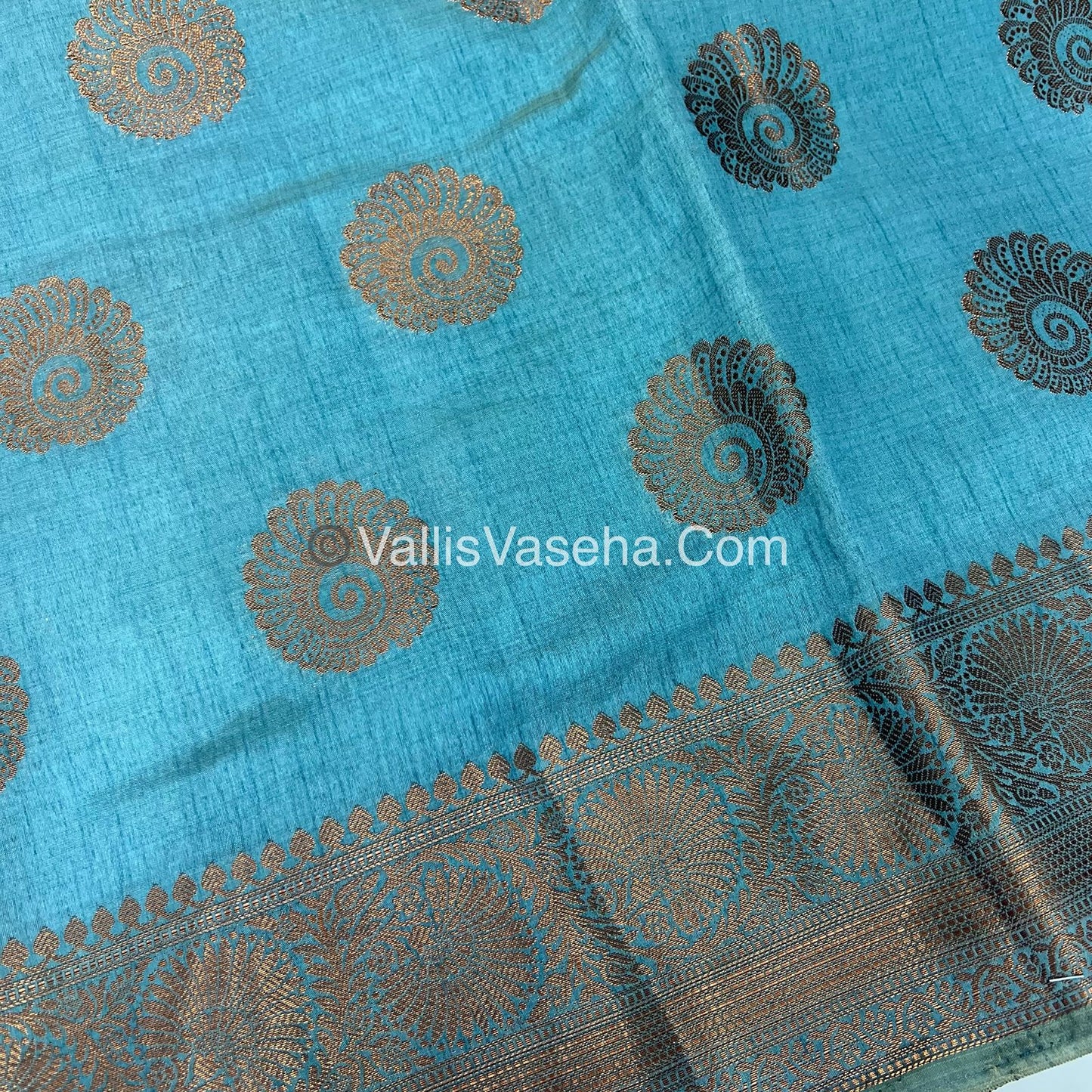 40% less - Offer Saree - Semi Tussar  Saree - VVDS007