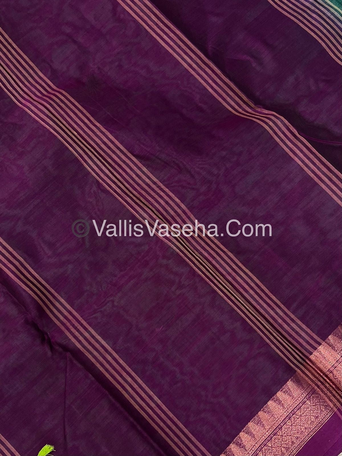 Dhaka Cotton Saree - VVDCS002