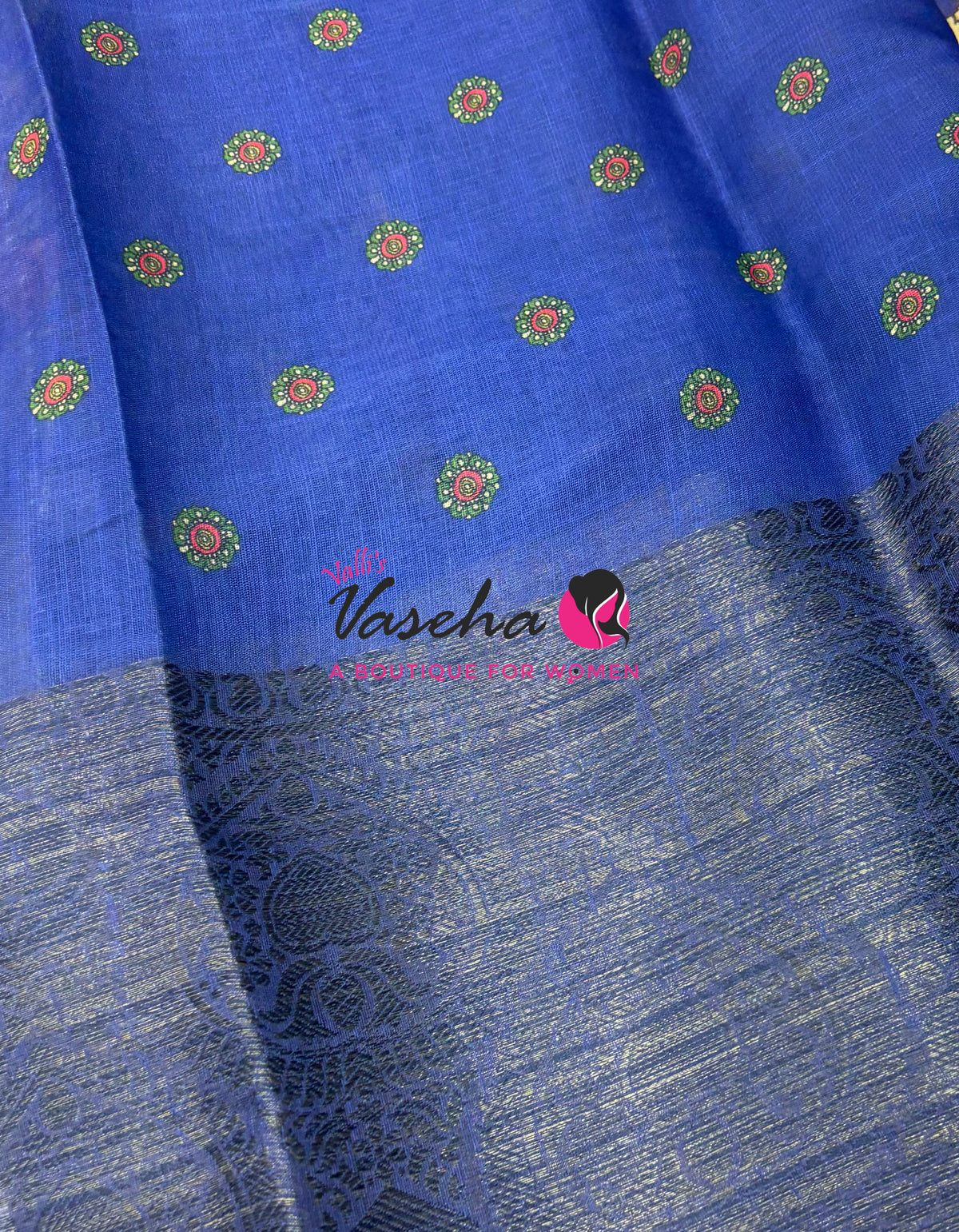 30% less - Offer Saree - Kalamkari Linen Saree - VVDS008