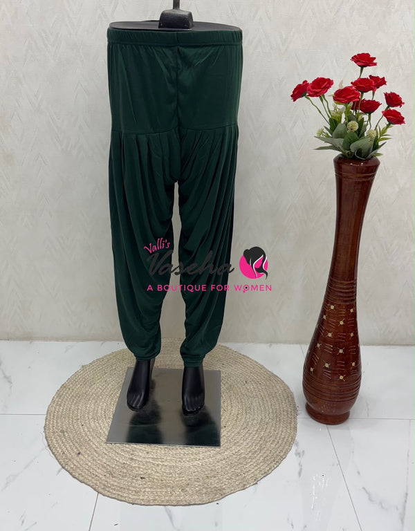 Semi Patiyala - Dark Green Shade - VVSP001