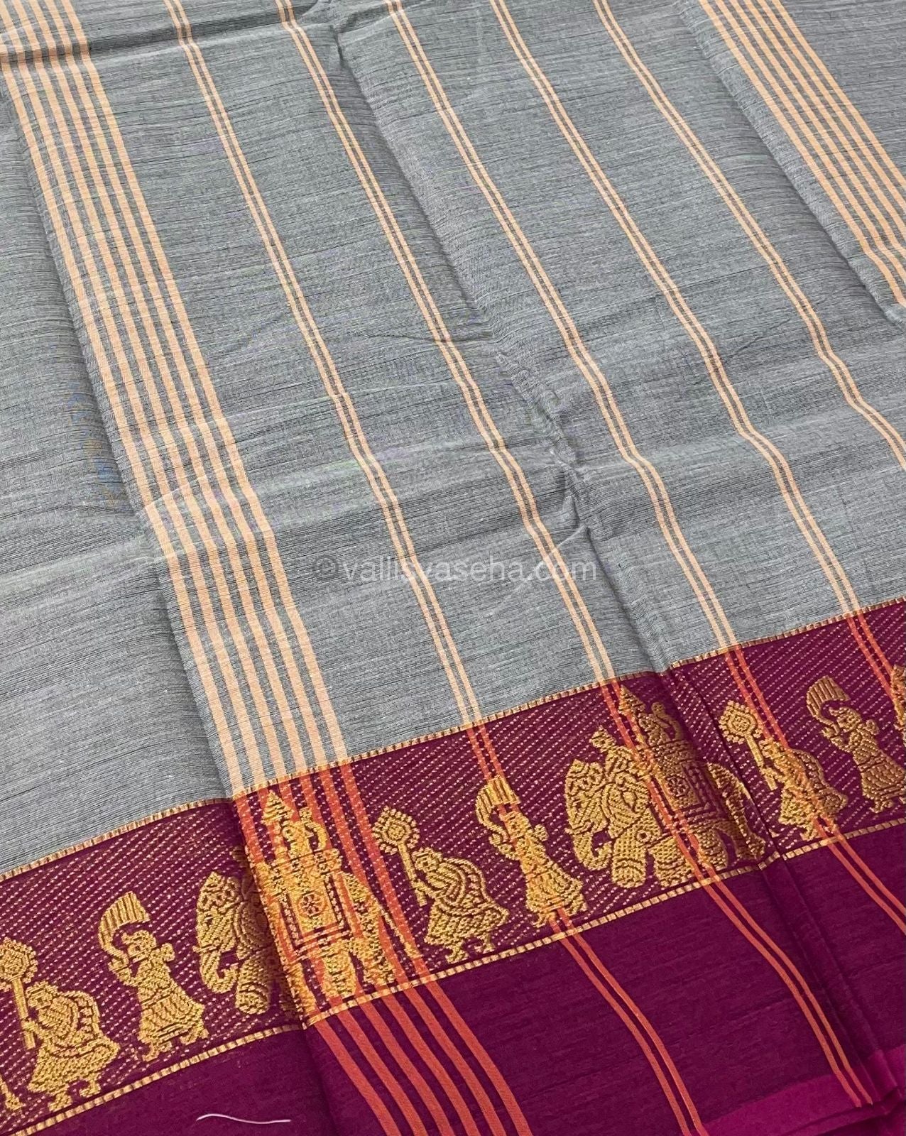 Kanchi Cotton Saree - VVKCS006