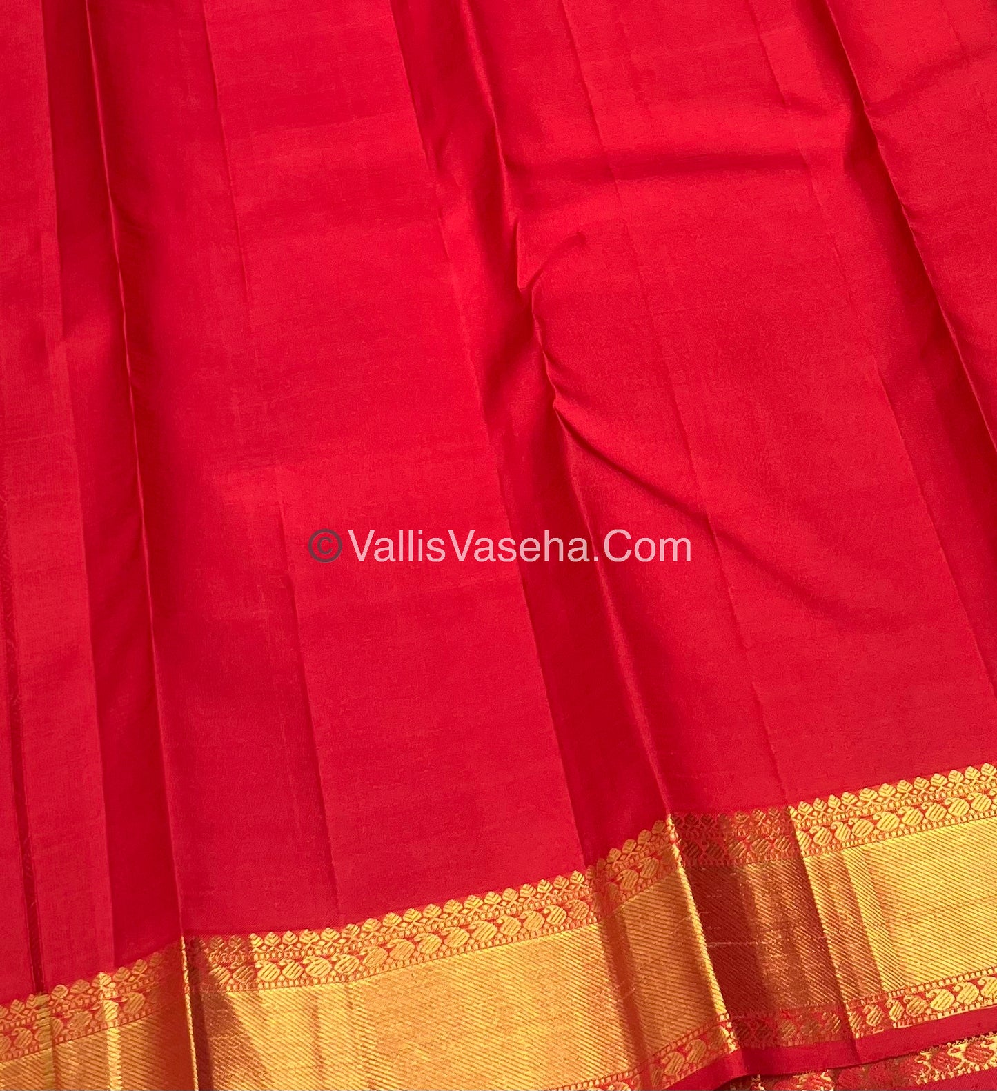 Pure Kanchipuram Silk Saree - Pazhum Pazhamum Checks - VVPS006