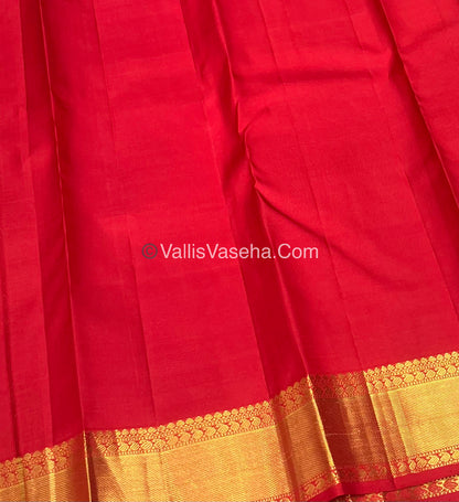 Pure Kanchipuram Silk Saree - Pazhum Pazhamum Checks - VVPS006