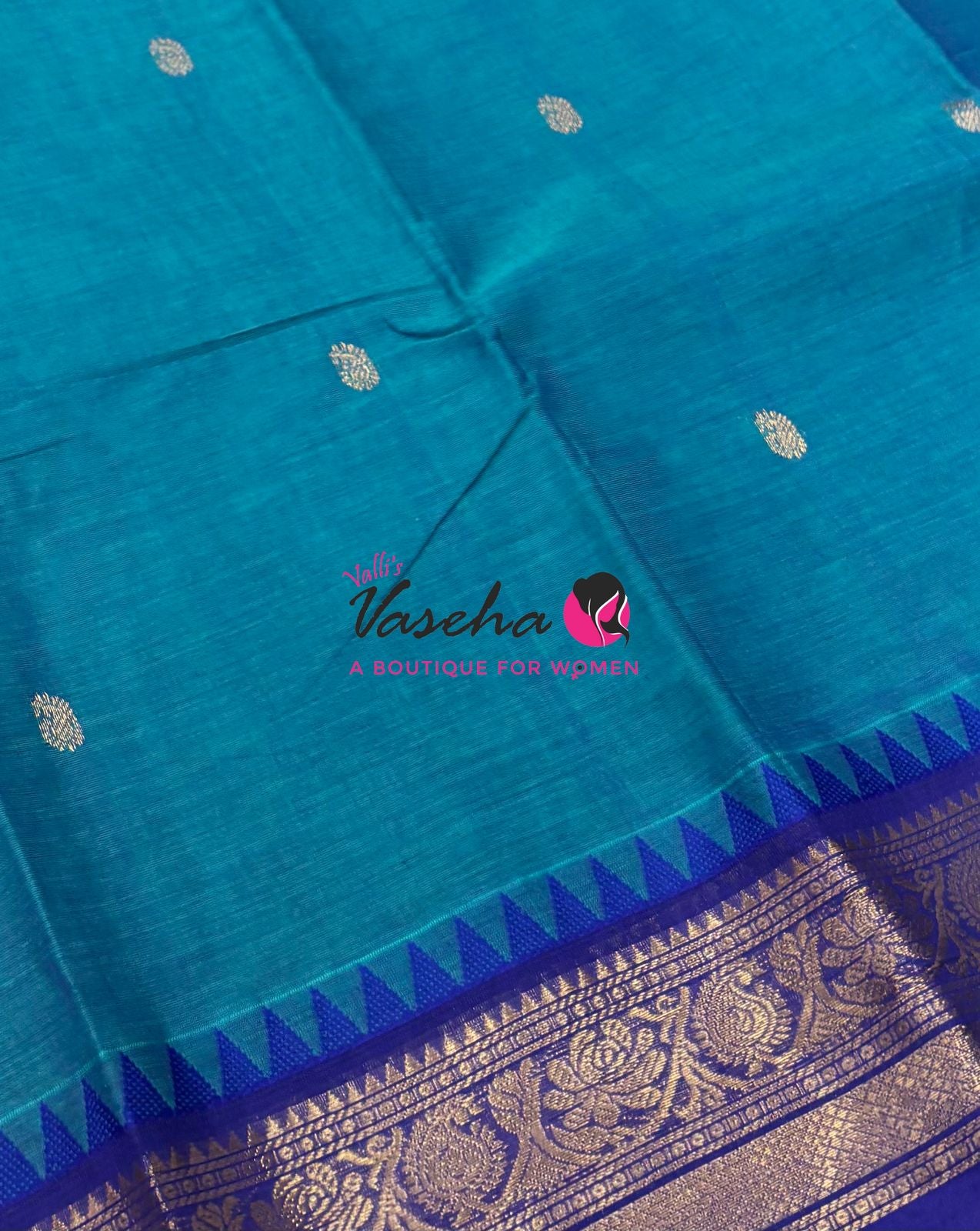 Kanchi Cotton Saree - VVKCS026