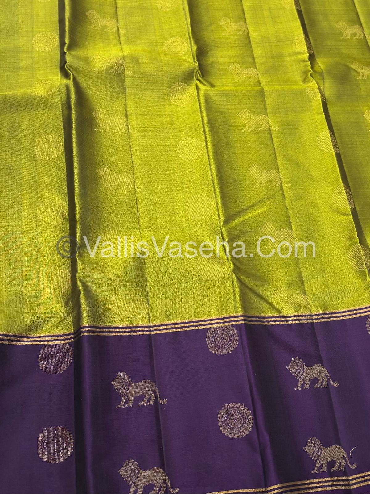 Half Mix - Pure Soft Silk Saree - Long Retta Petta Border with Butta - VVPSS075