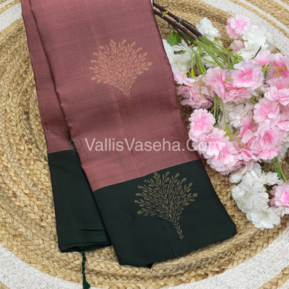Half Mix - Pure Soft Silk Saree - VVPSS075