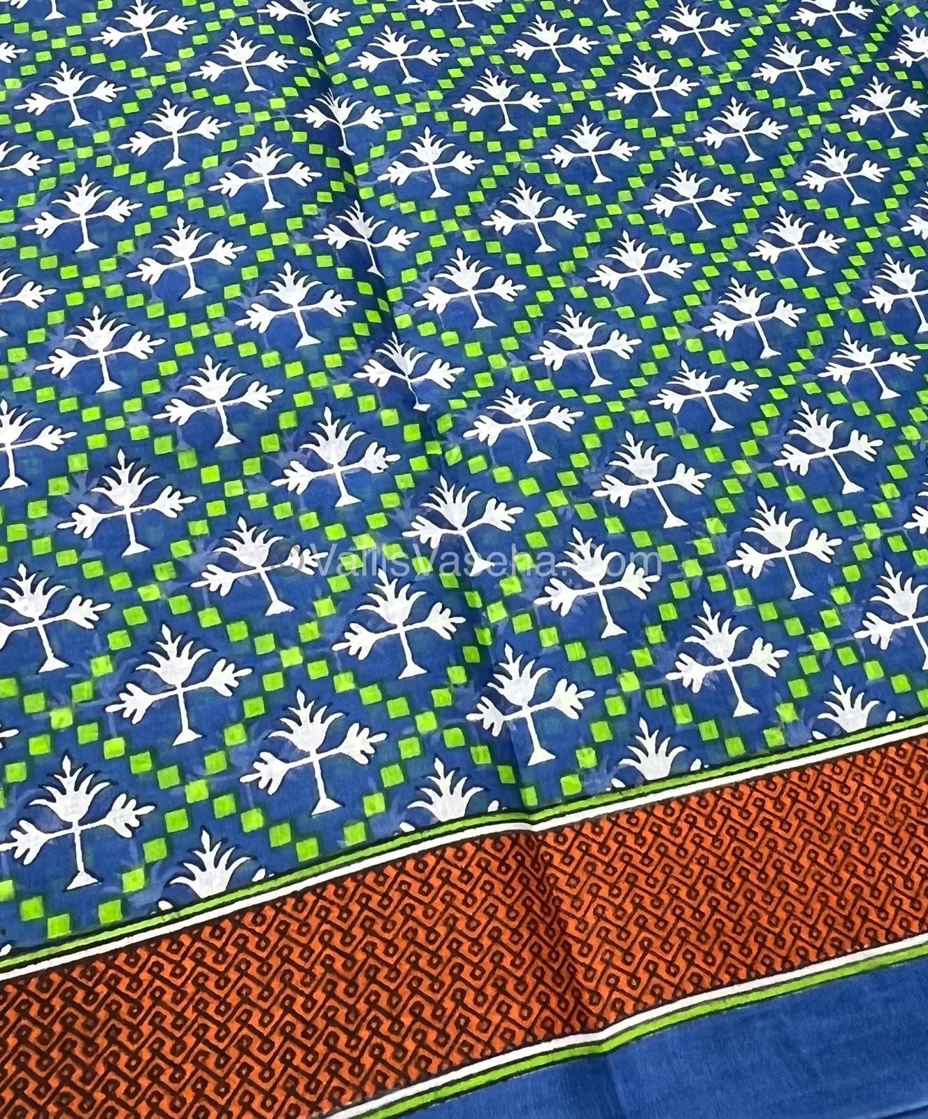 Pure Cotton Voile Saree | VVPVS001