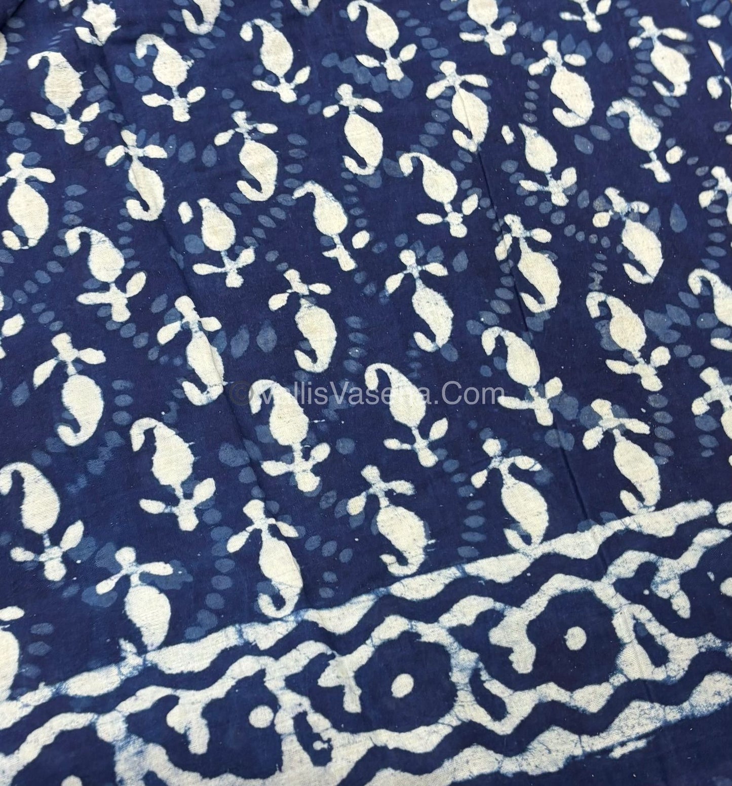 Pure Soft Mul Mul Cotton Sarees - Hand Block Prints - VVMMC006