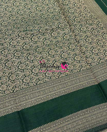 Banarasi - Heritage Silk - Light Green With Green - VVBHS015