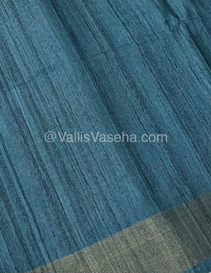 Art Silk / Semi Gicha Tussar Saree  - VVSGT003