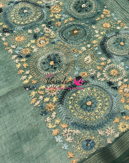 French Knot - Tissue Saree  - VVLFN019