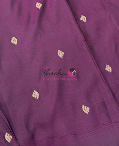 Semi Soft Silk - Onion Pink With ￼Purple - VVSSS035