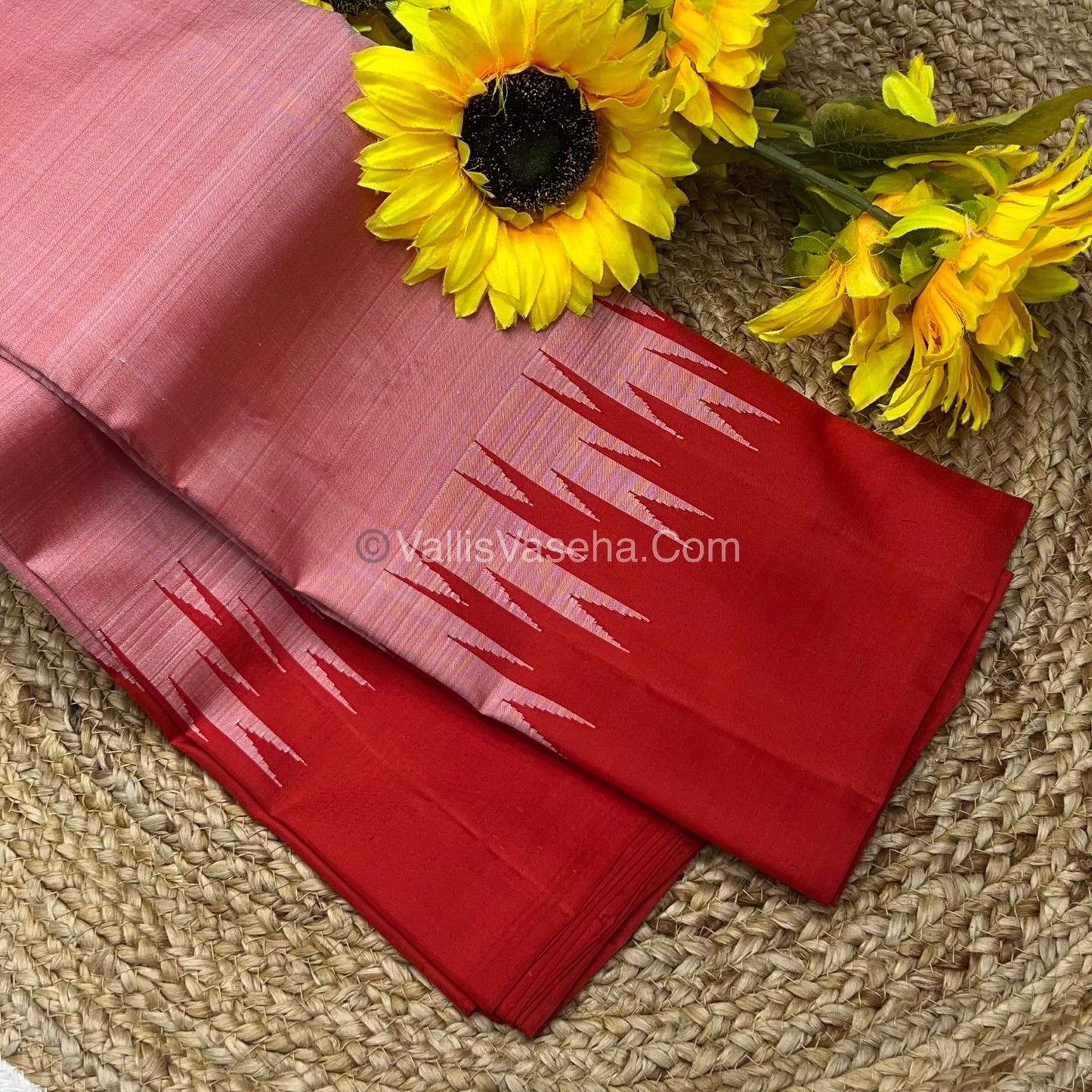 Pure Kanchipuram Silk Saree - Thalampoo - VVPS003