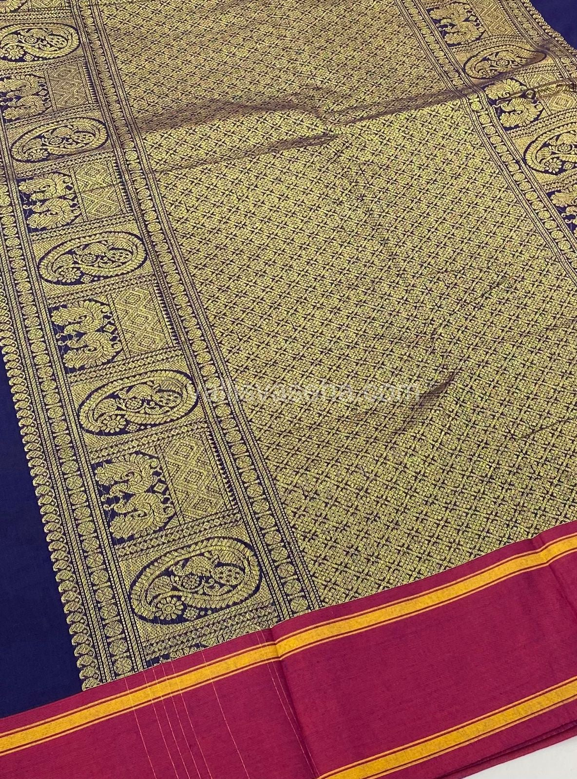 Premium Kanchi Cotton Saree - VVKCS004