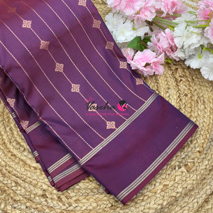 Semi Soft Silk  - Wine Shade - VVSSS041