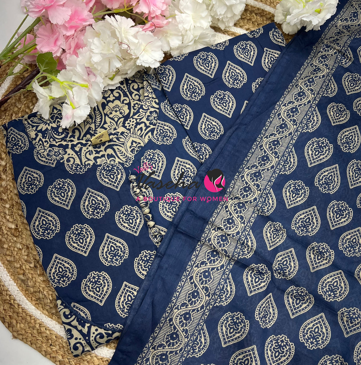 Ready Made | Anarkali Set  |Salwar, Kameez & Duppatta(3pc)|Cotton |VVRMS027