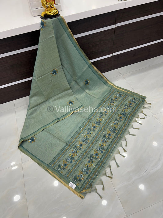 French Knot - Tissue Saree -  VVLFN001