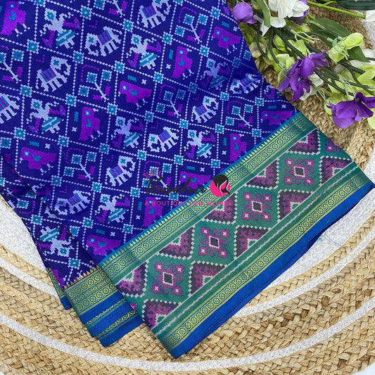 Semi Patola | Printed Silk Saree - Combo - VVSPS002