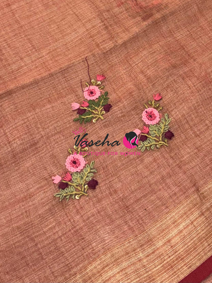 French Knot - Tissue Saree  - VVLFN021