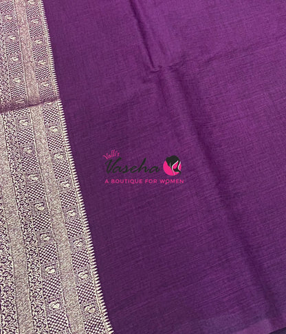 Banarasi - Heritage - Contrast  - Retta Petta border - VVBHS017