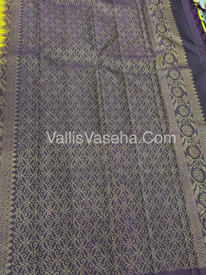 Half Mix - Pure Soft Silk Saree - VVPSS075