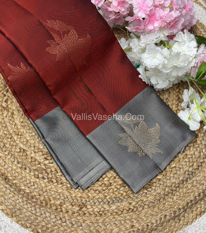 Half Mix - Pure Soft Silk Saree - VVPSS051