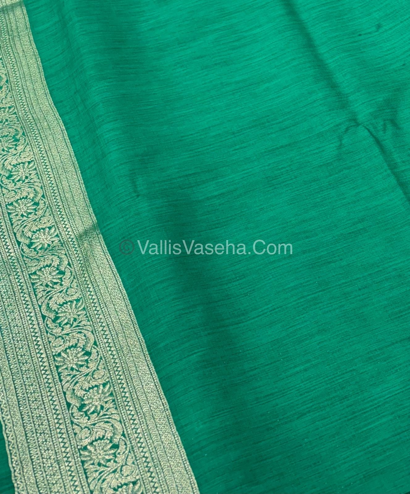 Banarasi - Heritage Silk - Semi Kathan Silk - Green Shade - VVBHS009