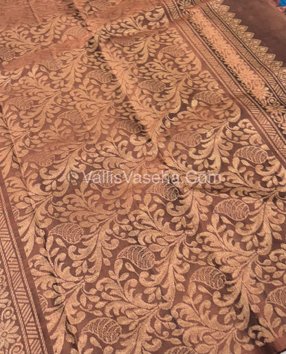 Half Mix - Pure Soft Silk Saree - VVPSS049