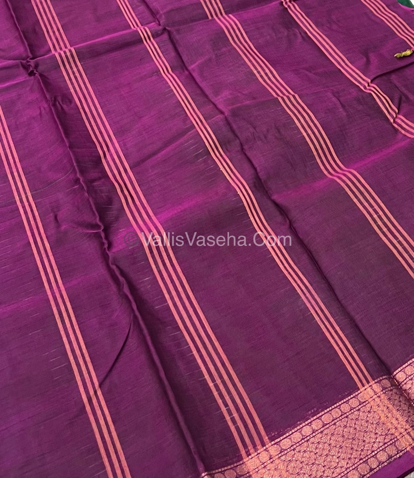 Dhaka Cotton Saree - VVDCS001