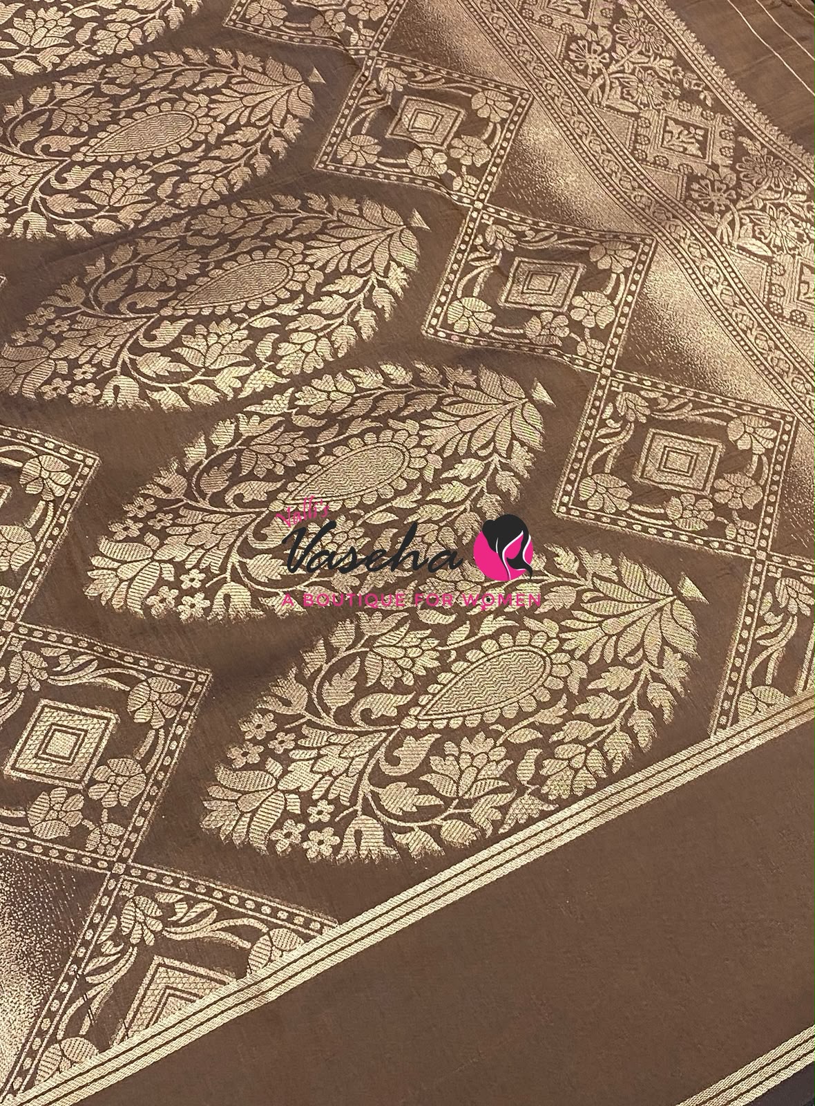 Semi Soft Silk  - Light Brown Shade - VVSSS040