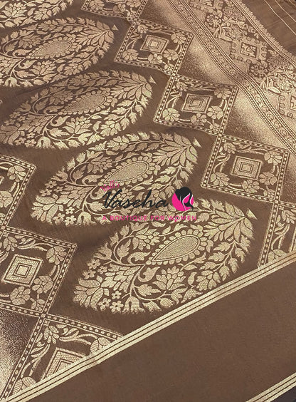Semi Soft Silk  - Light Brown Shade - VVSSS040
