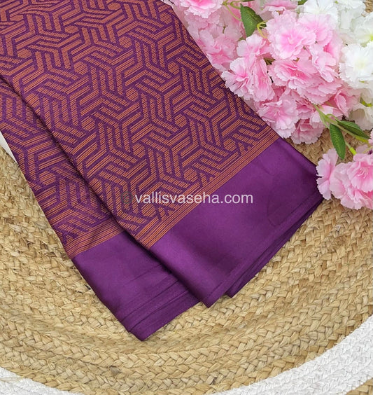 Mixed Cotton Brasso Saree - VVBS001
