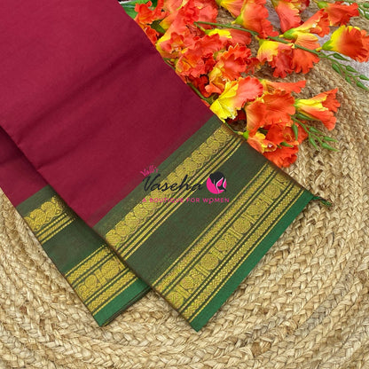 Kanchi Cotton Saree - VVKCS032
