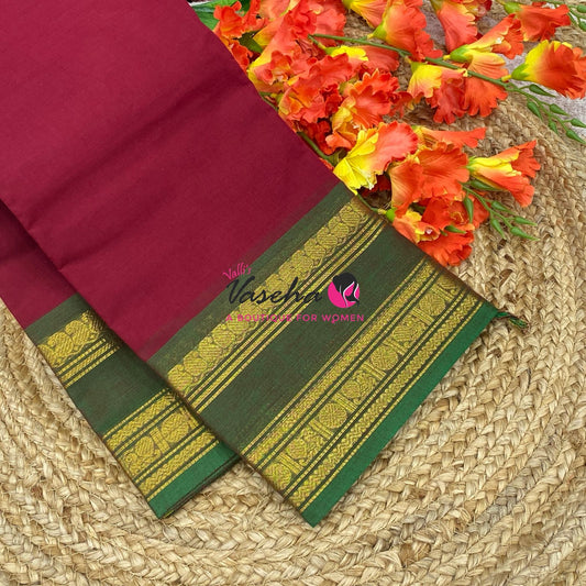Kanchi Cotton Saree - VVKCS032