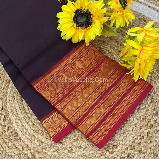 Kanchi Cotton Saree - VVKCS010