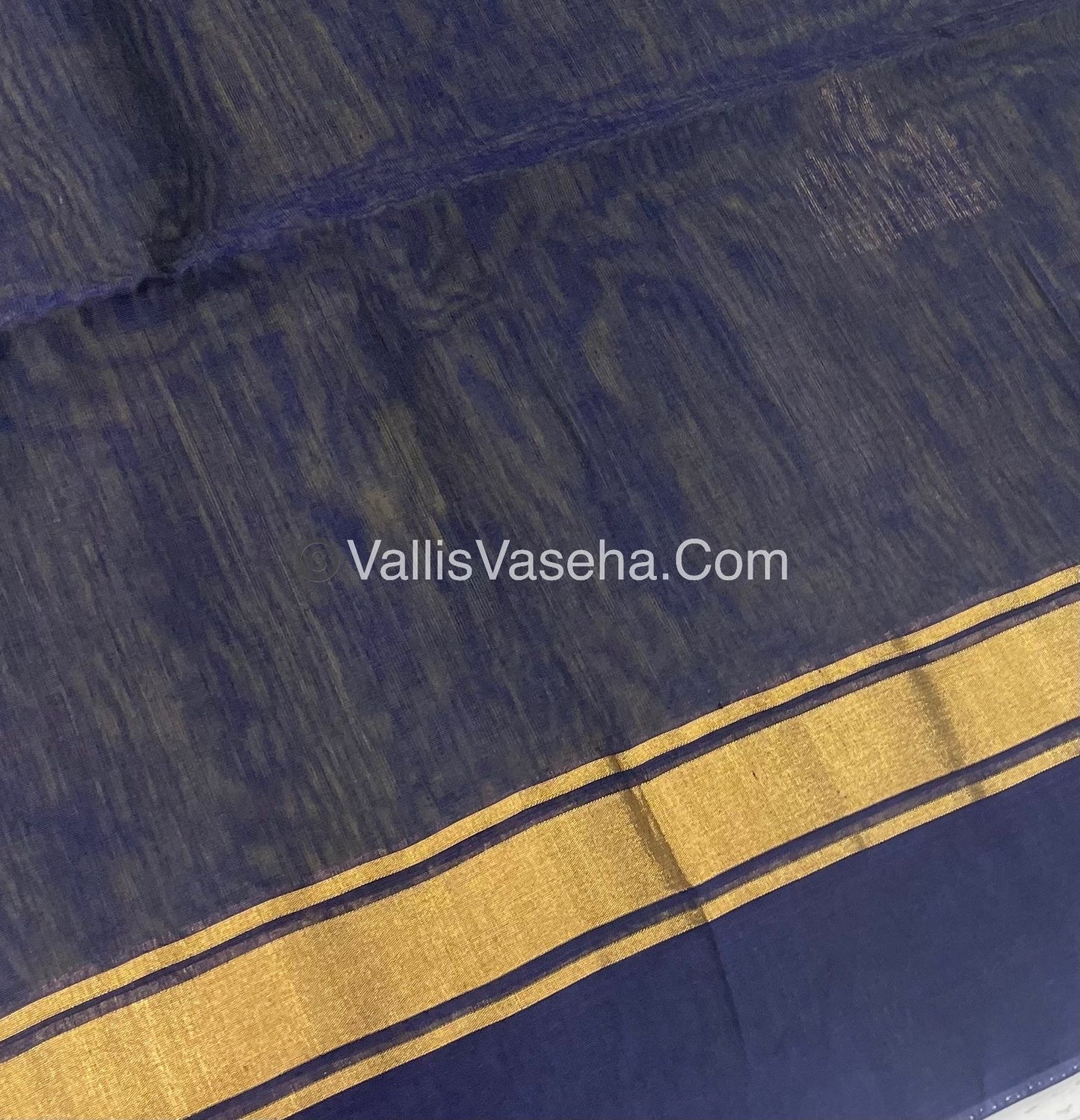 Kora Silk Saree - SICO -  Green With Blue Shade  - VVKS002
