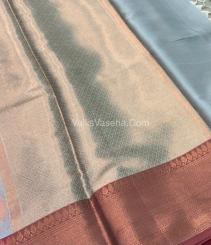 50% less - Offer Saree - Banarasi Semi soft silk Saree - VVDS003