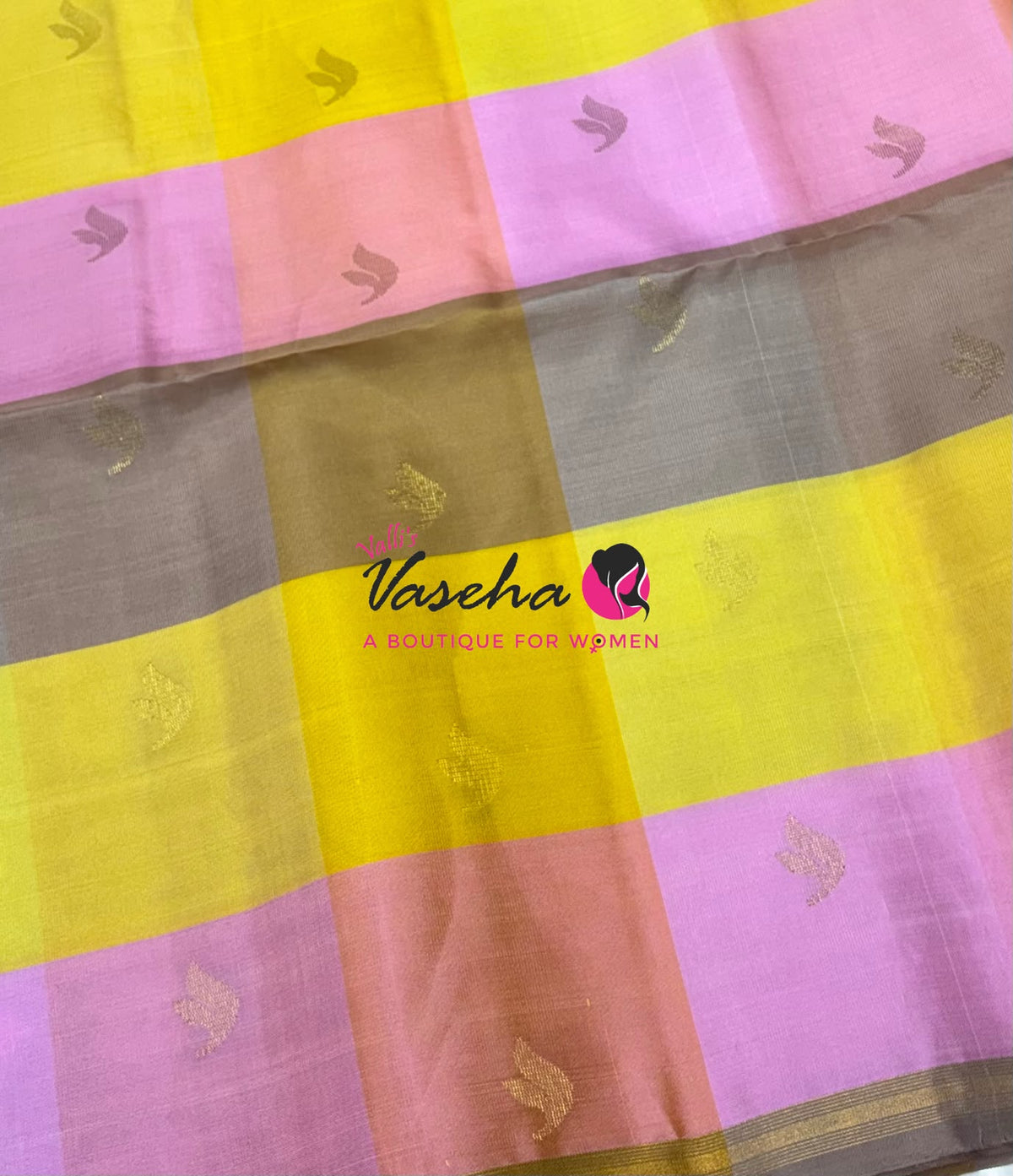 Pure Soft Silk Saree - Partly Pallu -  Half & Half Saree - VVPSS088